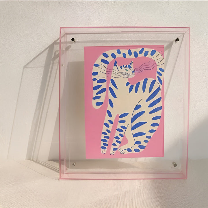 Neon Acryl Bilderrahmen – Retro-80er-Jahre-Stil, moderner dekorativer Fotorahmen