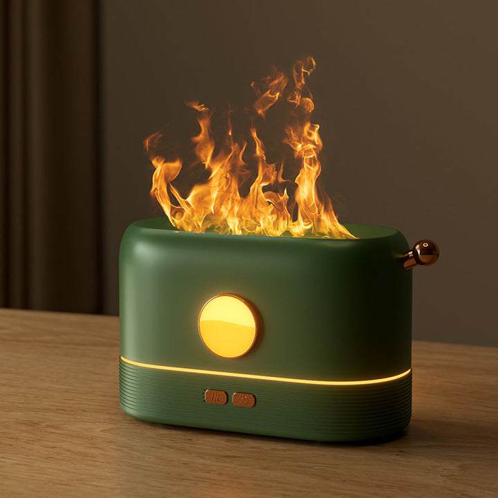 Kompakter Flammen-Diffuser mit USB und 200-ml-Wassertank