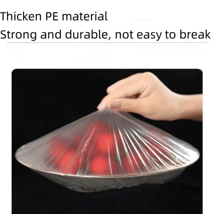 1000 elastische Einweg-Lebensmittelabdeckungen, PE-Schalen- und Tellerabdeckungen 35 cm