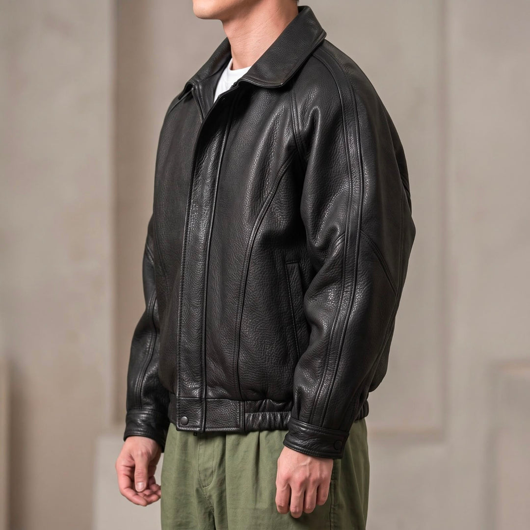 Lederjacke für Herren als Übergangsjacke