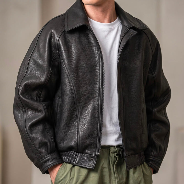 Lederjacke für Herren als Übergangsjacke