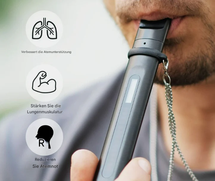 Intelligenter Atemtrainer für das Training der Atemmuskulatur - BreathBoost