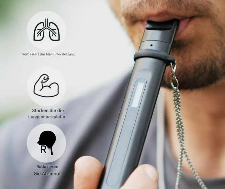 Intelligenter Atemtrainer für das Training der Atemmuskulatur - BreathBoost