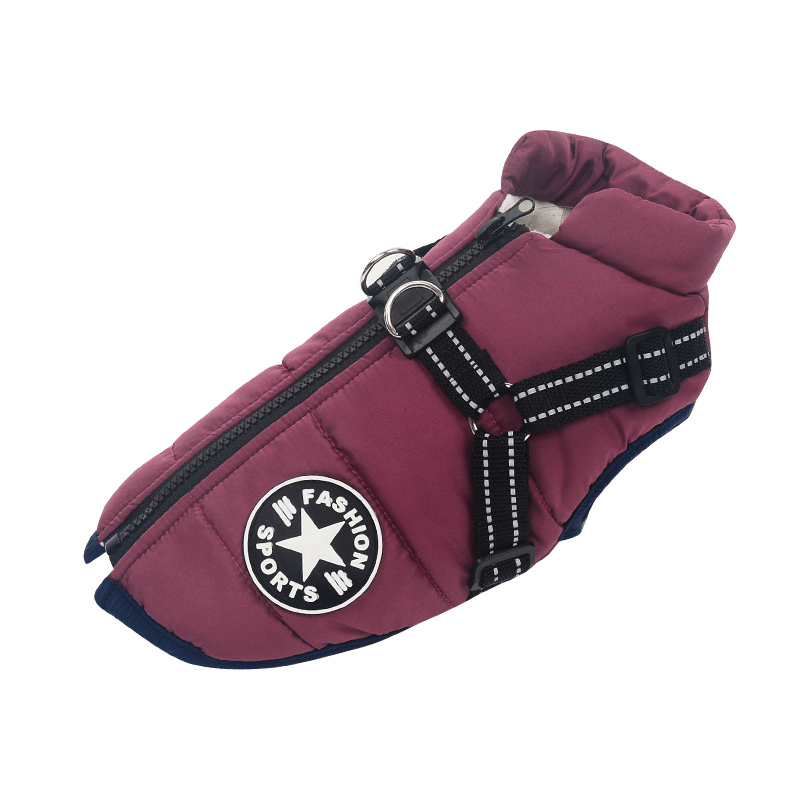 PupGuard - Winterjacke für Hunde mit Geschirr