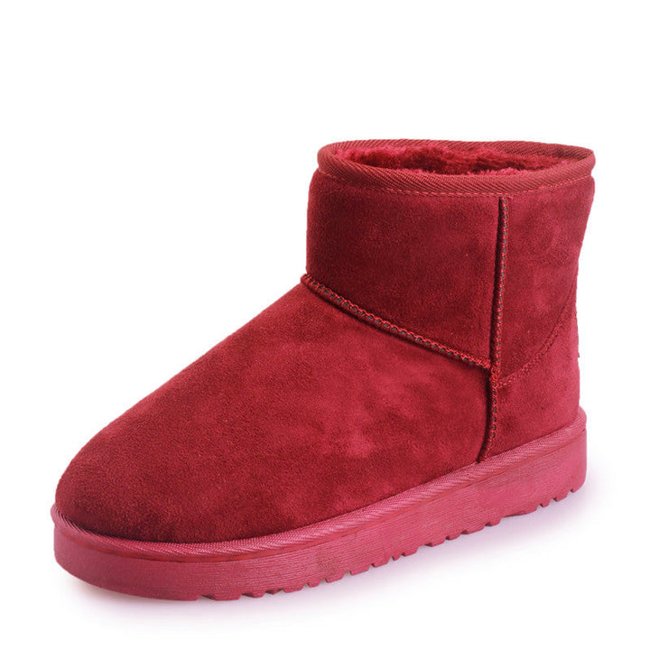 Schneestiefel für Damen mit Kunstfell und rutschfester Gummisohle