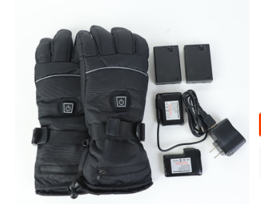 Beheizte Skihandschuhe mit rutschfester Handfläche und 3 Stufen