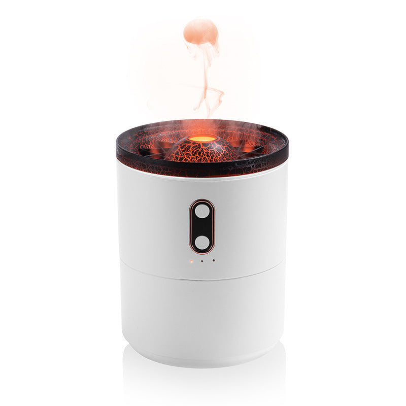 Vulkan-Diffusor mit Quallenringen, Nachtlicht und USB-Stromversorgung