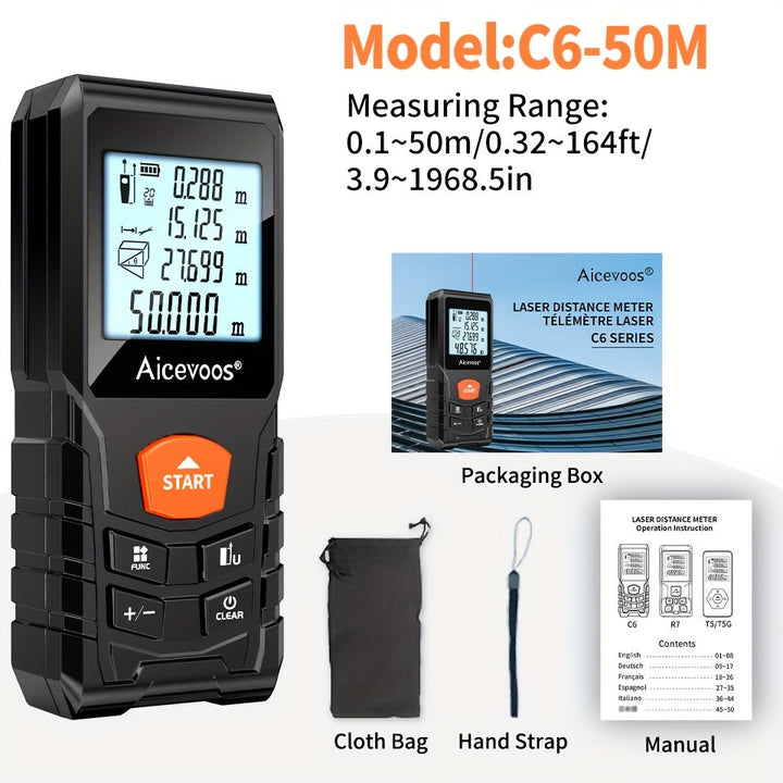 Kompakter Laser-Entfernungsmesser – Präzises und robustes Messwerkzeug