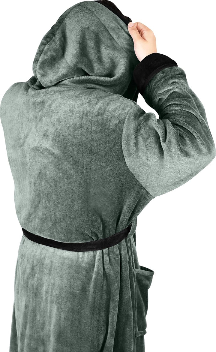 Herren-Sommer-Bademantel aus leichtem Fleece – Harry