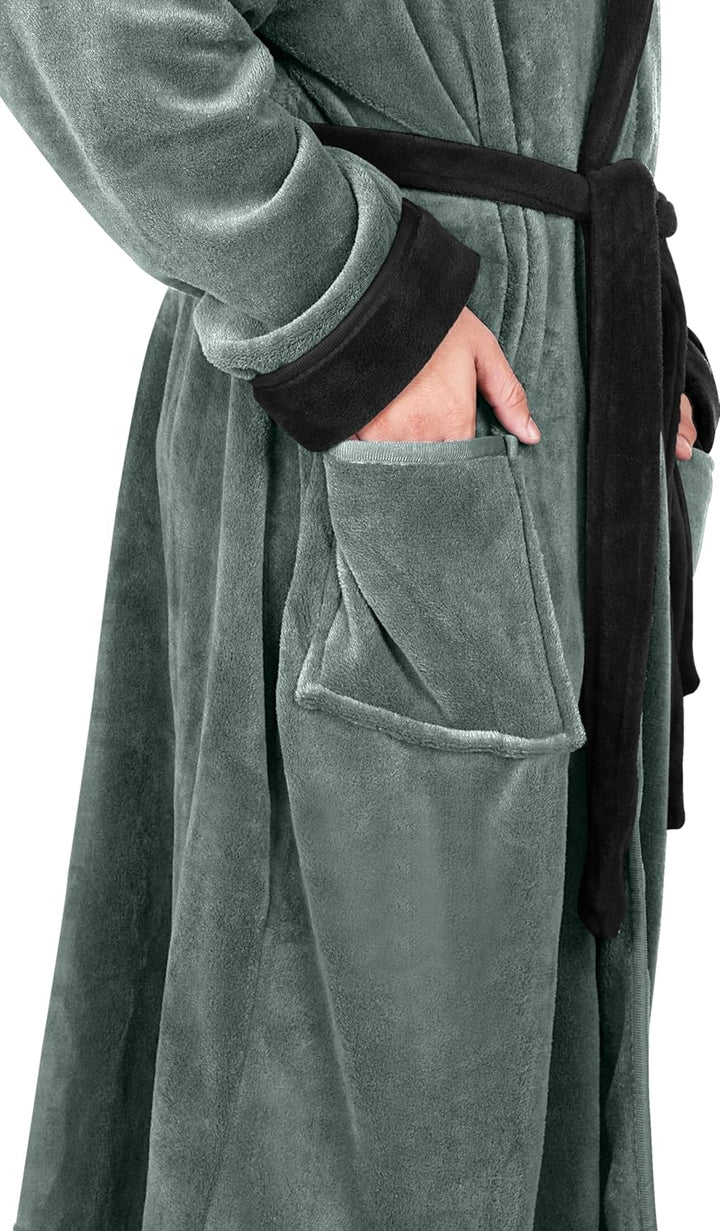 Herren-Sommer-Bademantel aus leichtem Fleece – Harry