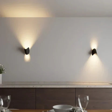 Verstellbare Up-Down-LED-Wandleuchte – warmes Ambientlicht, modernes Design