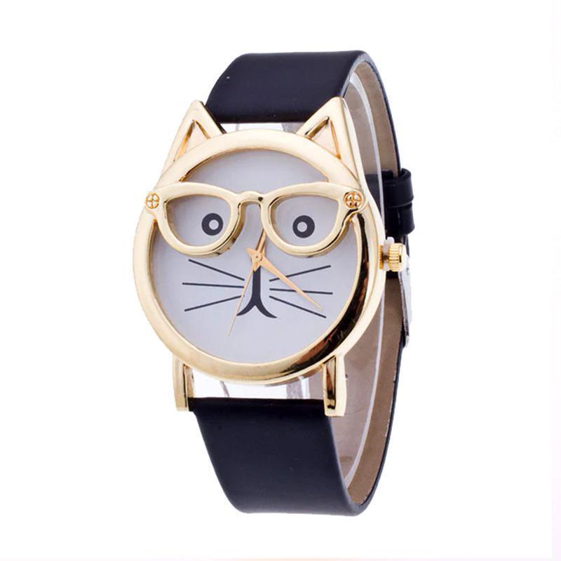 Süße Katzen-Armbanduhr