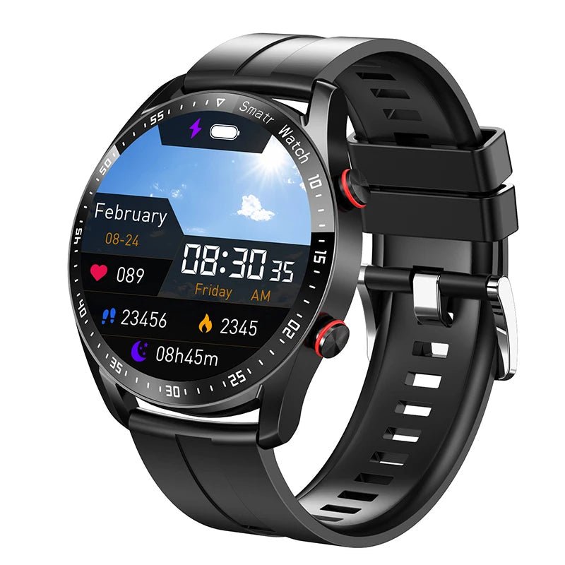Wasserdichte Smartwatch mit EKG & Herzfrequenz und Bluetooth-Telefonie – Virex