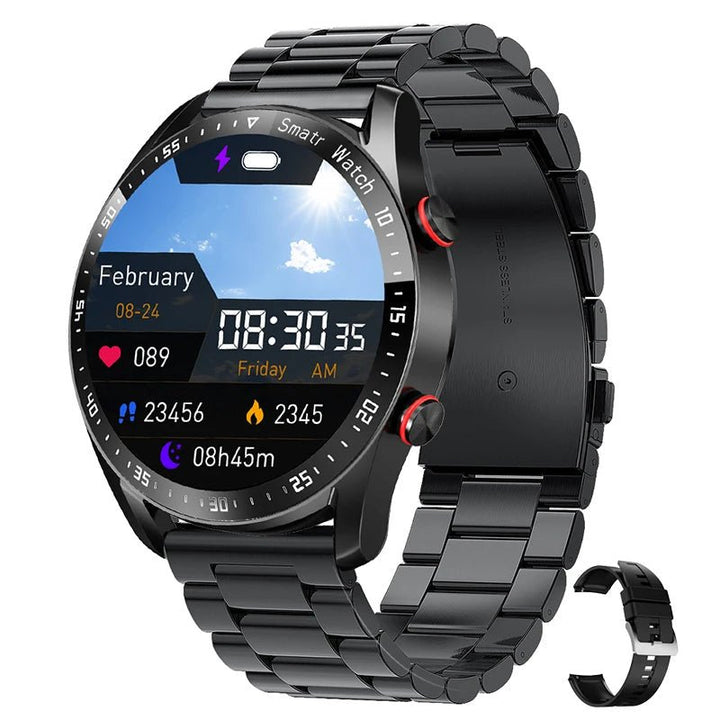 Wasserdichte Smartwatch mit EKG & Herzfrequenz und Bluetooth-Telefonie – Virex
