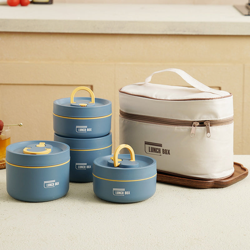 Isolierte Mehrschicht-Lunchbox mit KOSTENLOSER Tragetasche - ThermoBox