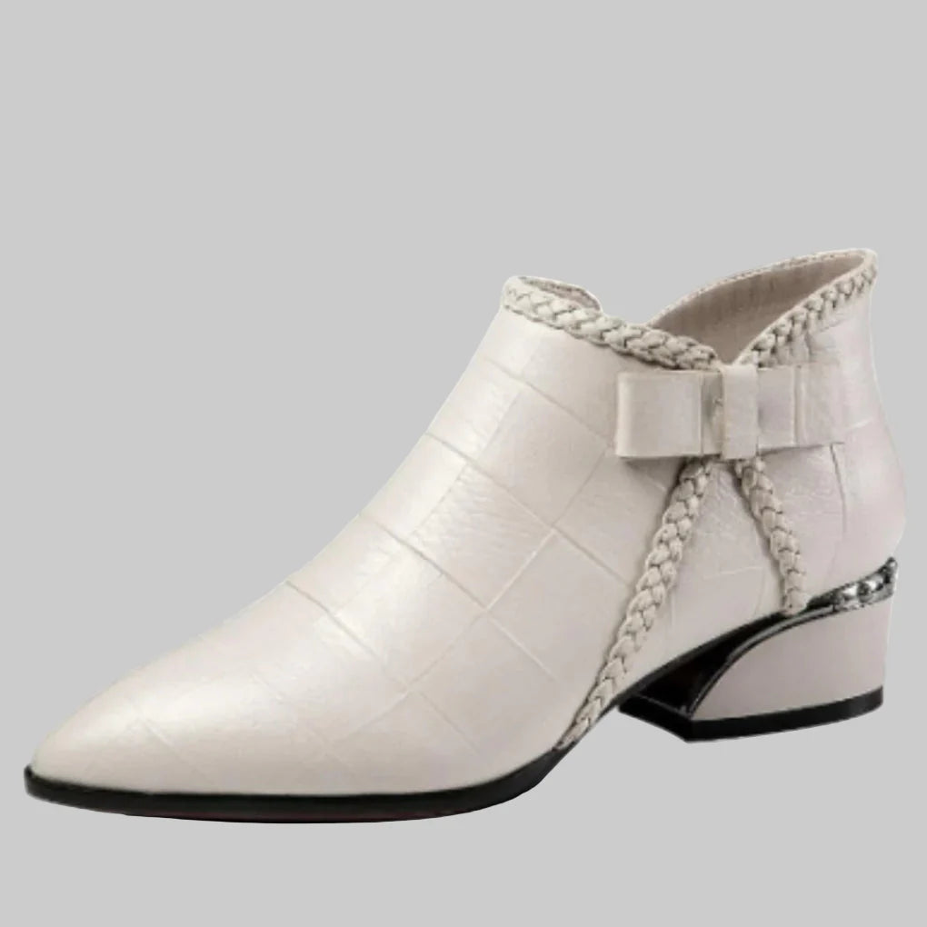 Damen-Stiefeletten mit niedrigem Absatz