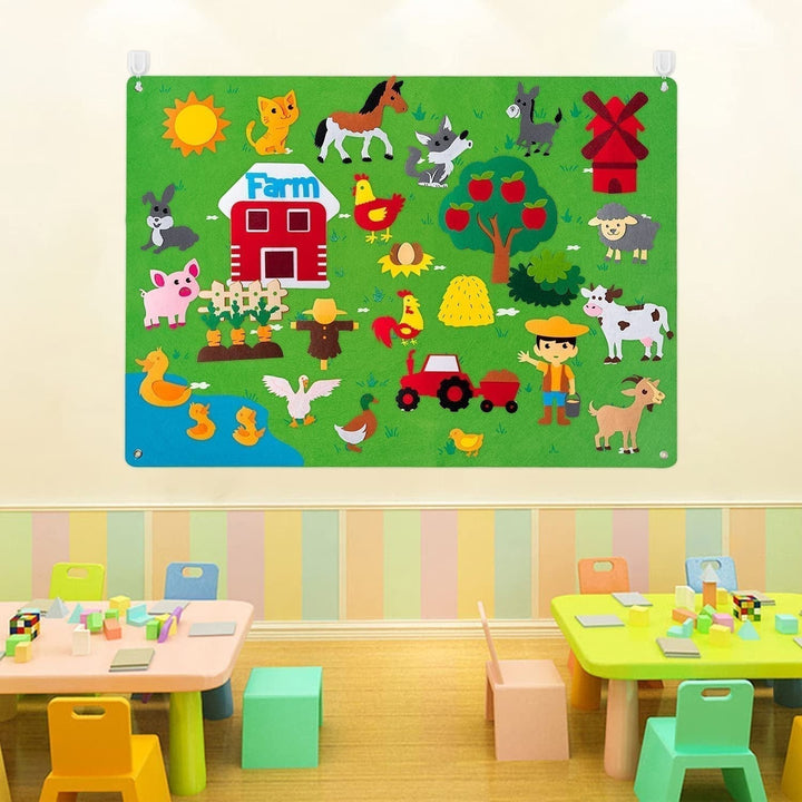 Filz-Spielteppich für Kinder - FeltAdventure