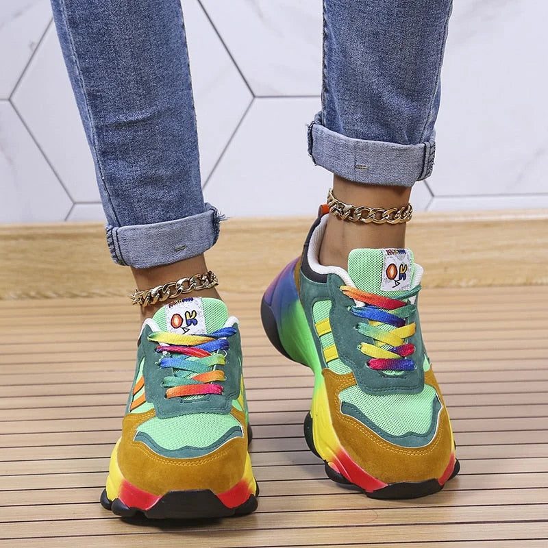 Bunte Damen-Sneaker – Solenya
