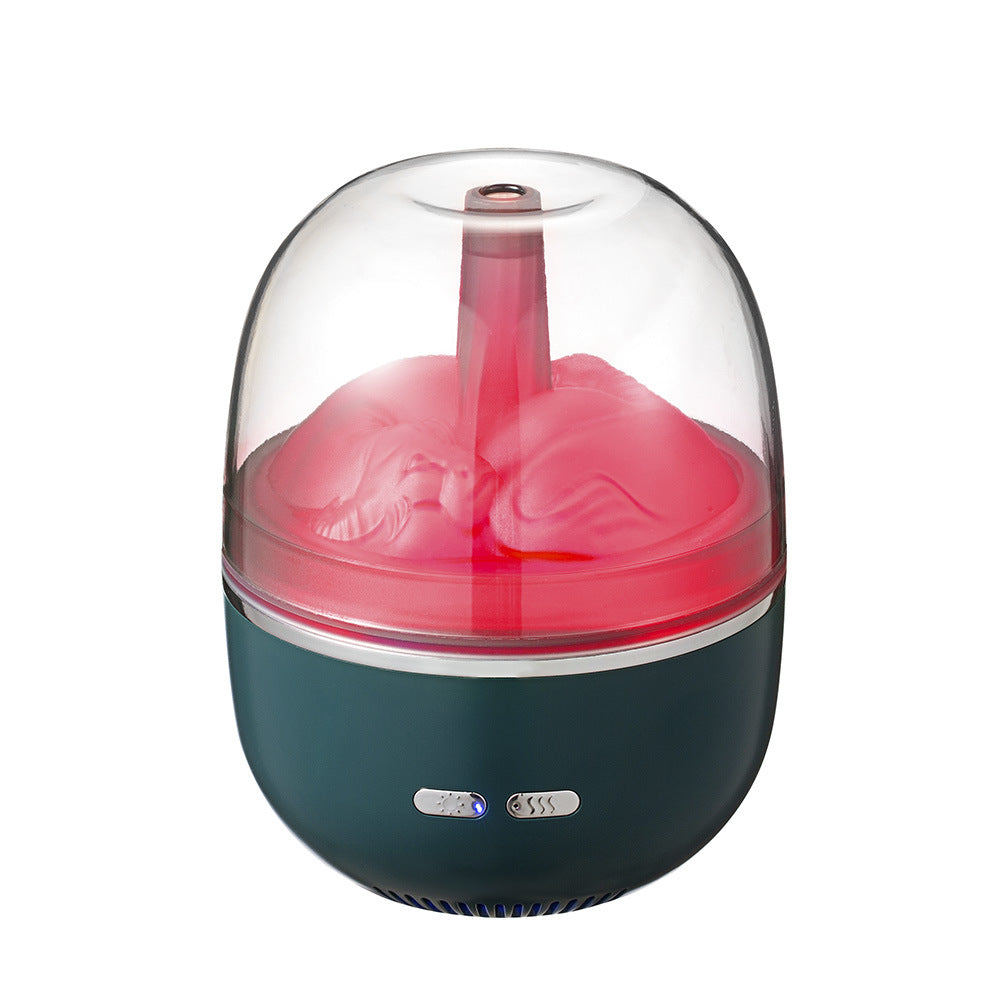 Kleiner Aroma-Diffusor mit Farbverlaufslicht und dichtem Kaltnebel