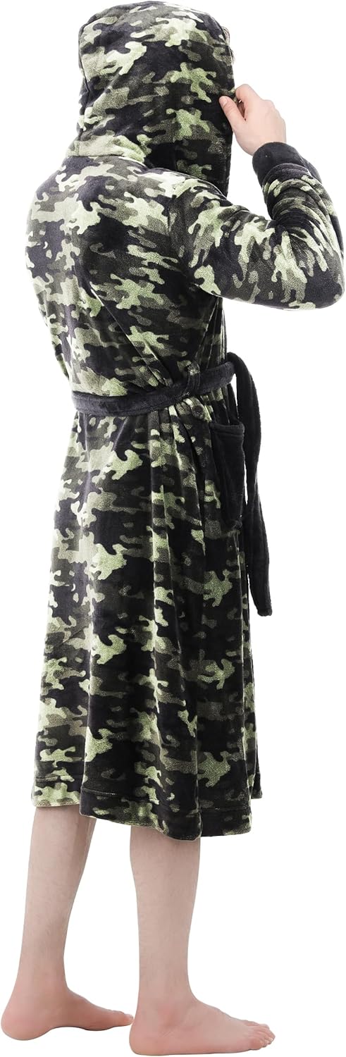 Herren-Sommer-Bademantel aus leichtem Fleece – Harry