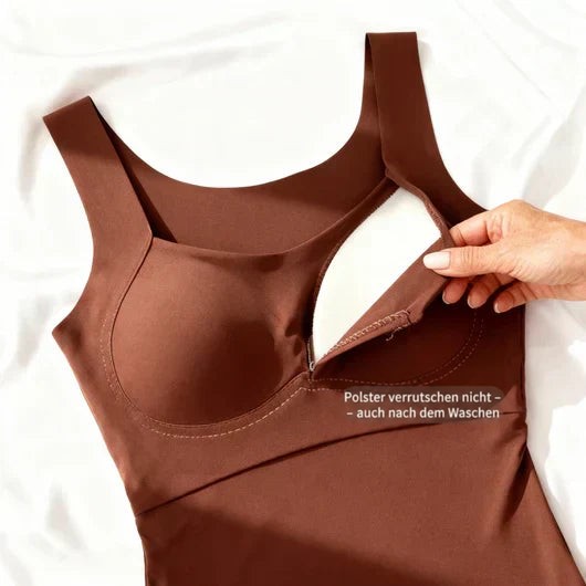 Komfort-Tanktop mit integrierter BH-Stütze