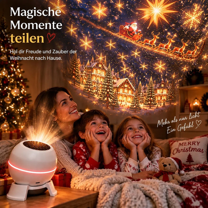 Magisches Weihnachtsprojektorlicht