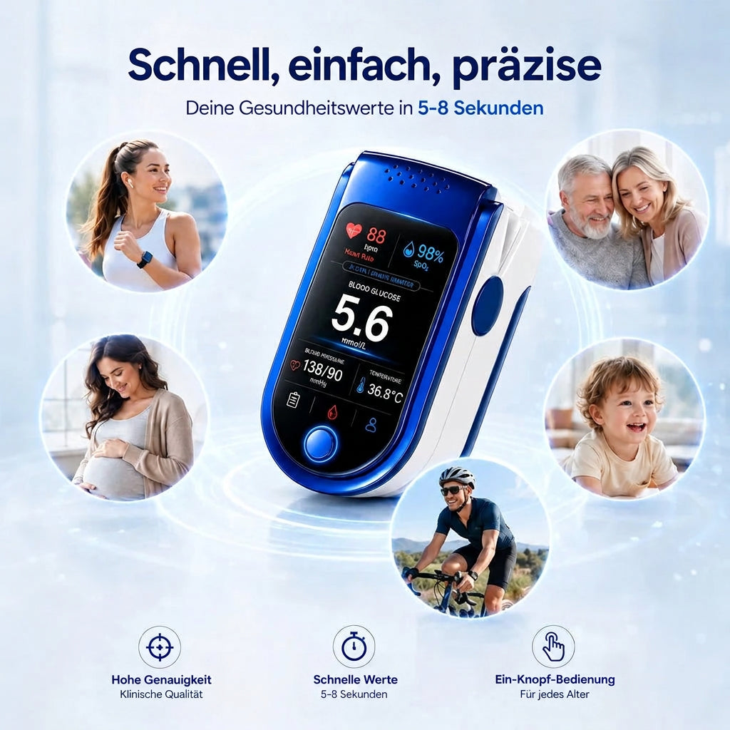 Müheloser Komfort bei jeder täglichen Gesundheitskontrolle
