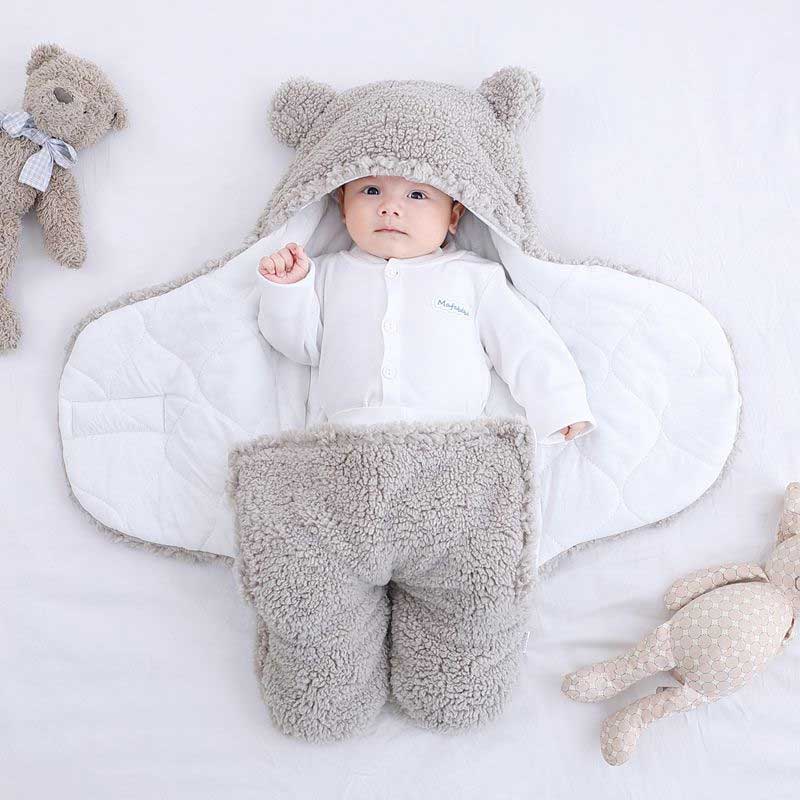 Weicher Baby-Wickelschlafsack - CosyCub