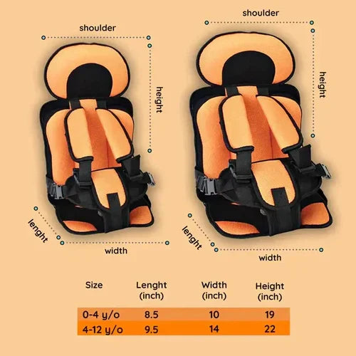 Tragbarer und Faltbarer Kindersitz-Booster fürs Auto