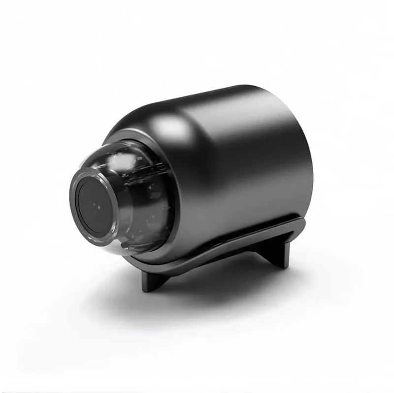 Mini 1080P HD WiFi-Sicherheitskamera – zeichnet Video und Audio auf.