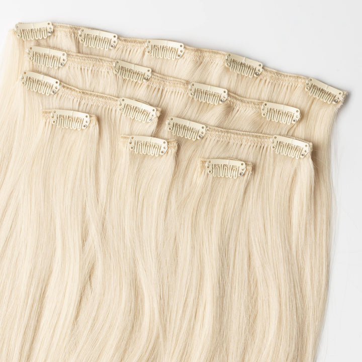 Clip-in Haarverlängerungs-Set – Sorella (Light Ash Blonde 60B)