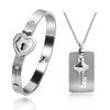 Edelstahl-Schmuck titanbeschichtet