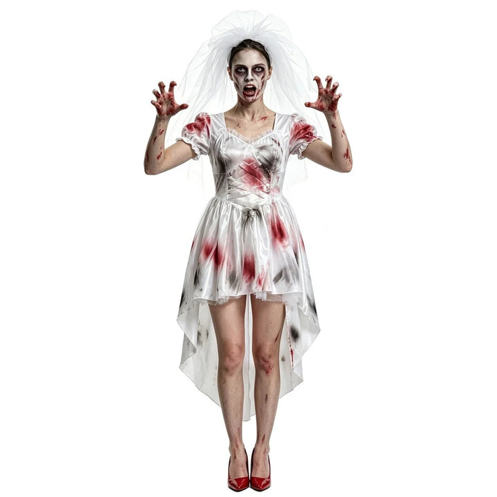 Geisterbraut Halloween Kostüm Chleid