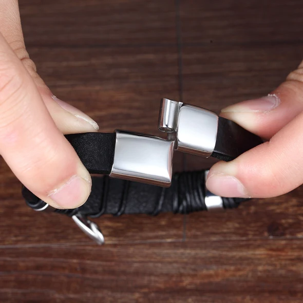 Infinity-Armband | Lederarmband mit Knoten