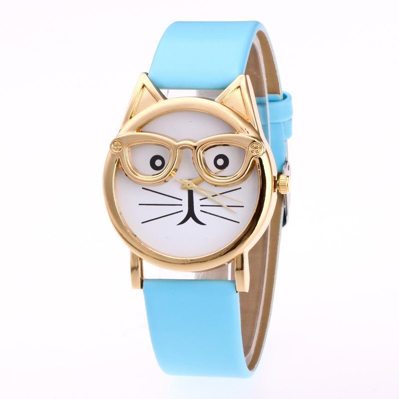 Süße Katzen-Armbanduhr