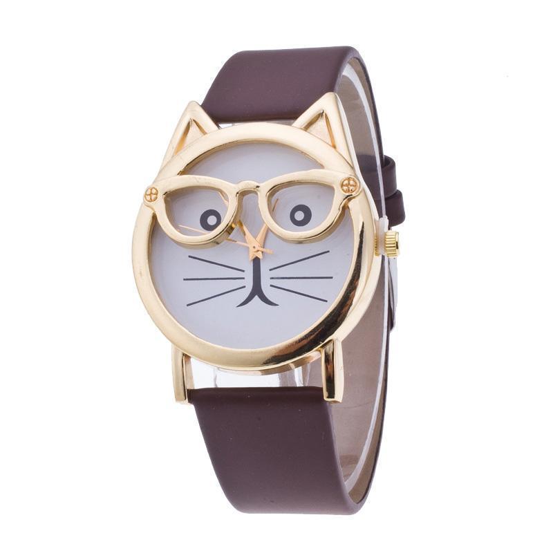 Süße Katzen-Armbanduhr