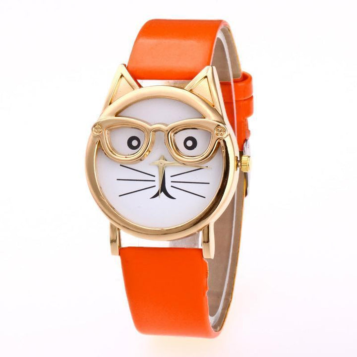 Süße Katzen-Armbanduhr