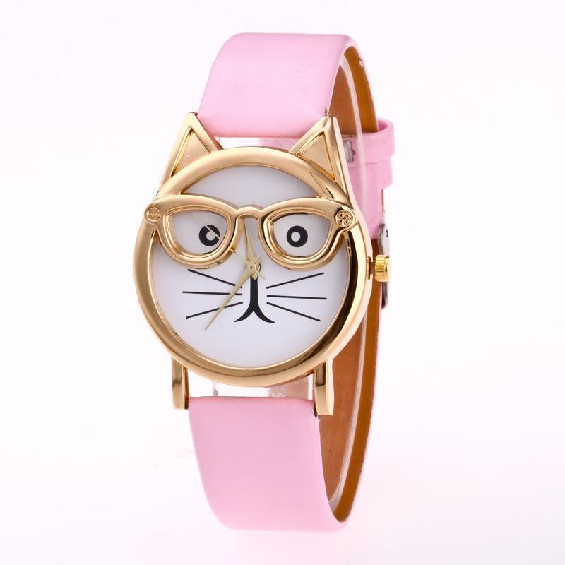 Süße Katzen-Armbanduhr