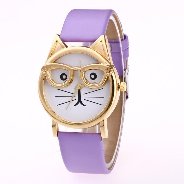 Süße Katzen-Armbanduhr