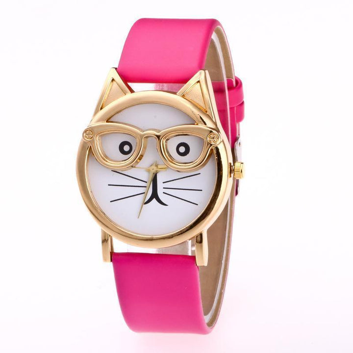 Süße Katzen-Armbanduhr