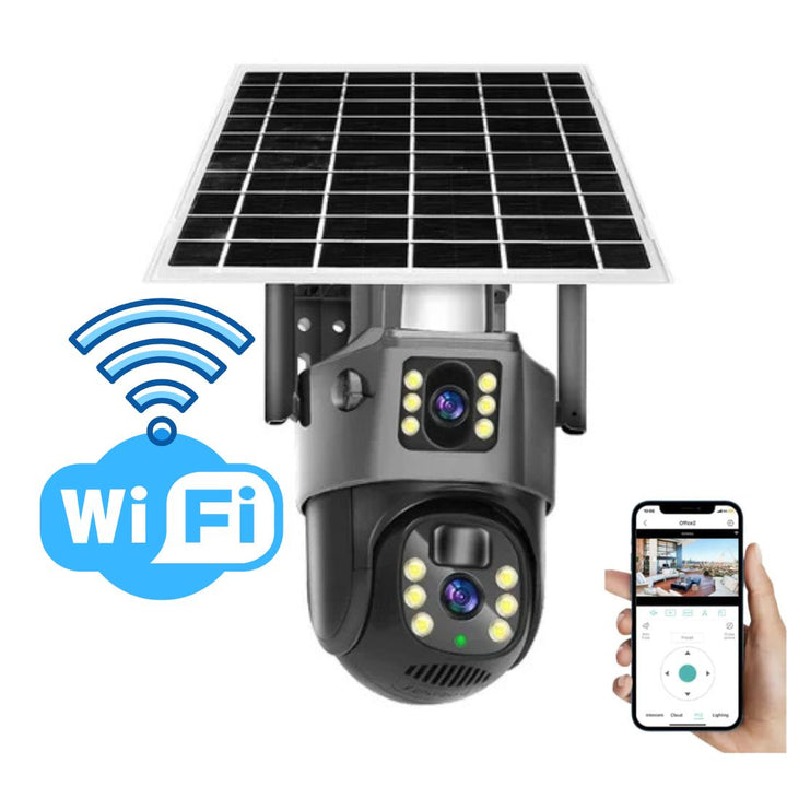 Kabellose 4K-Überwachungskamera mit Solarpanel – DualGuard 4K
