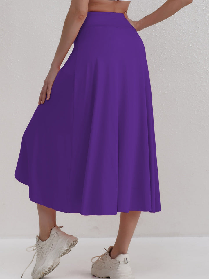 Sportlicher Rock mit hoher Taille und asymmetrischem Schnitt - Alexia