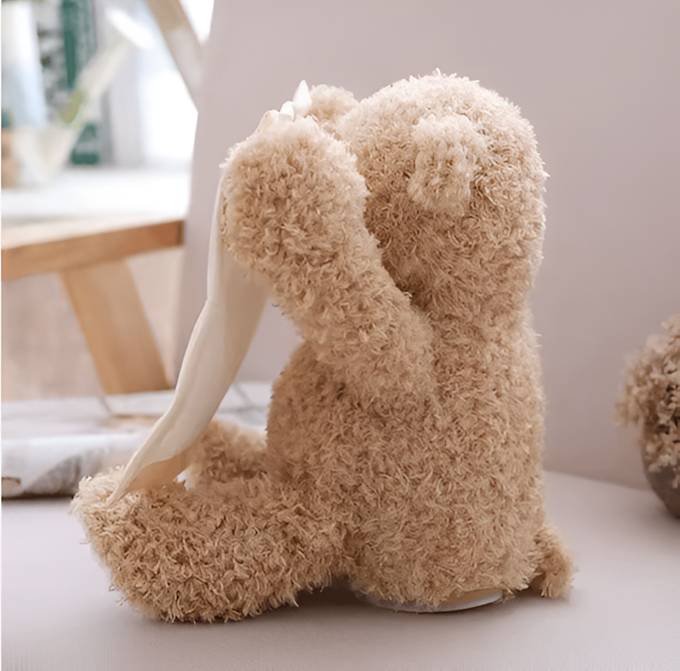 Interaktiver Plüsch-Teddybär mit Sprachsätzen und beweglichen Armen, 30 cm