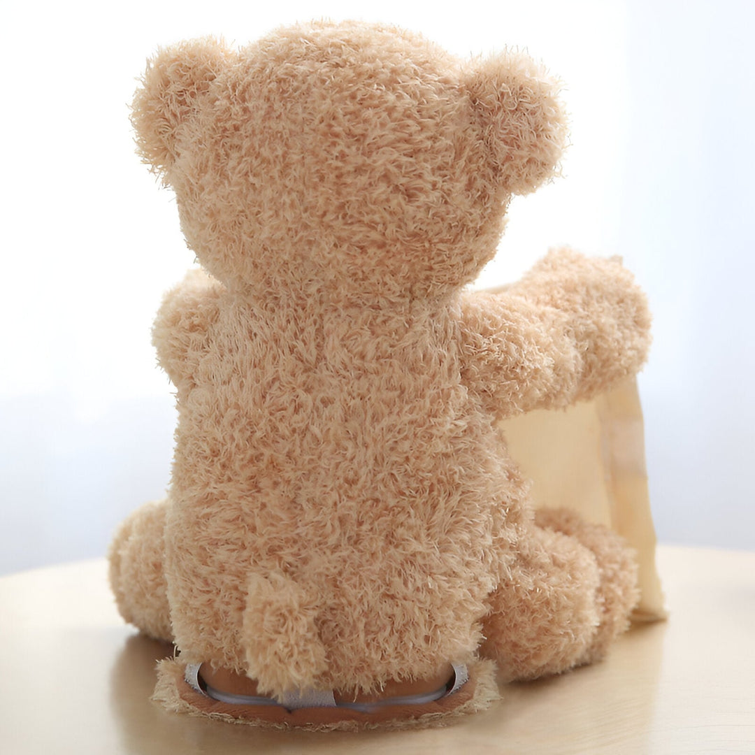 Interaktiver Plüsch-Teddybär mit Sprachsätzen und beweglichen Armen, 30 cm
