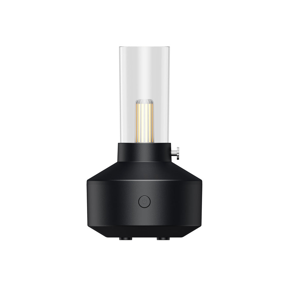 Retro-Aromadiffusor mit Glühfadenlampe und Kerzenlichteffekt