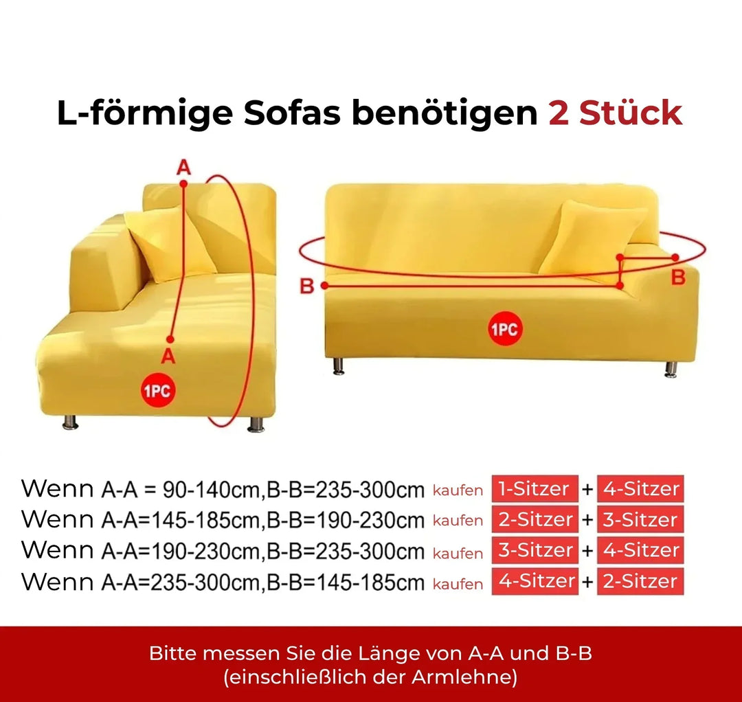 SofaSnug - Elastischer Sofabezug aus Samt, der Geld spart