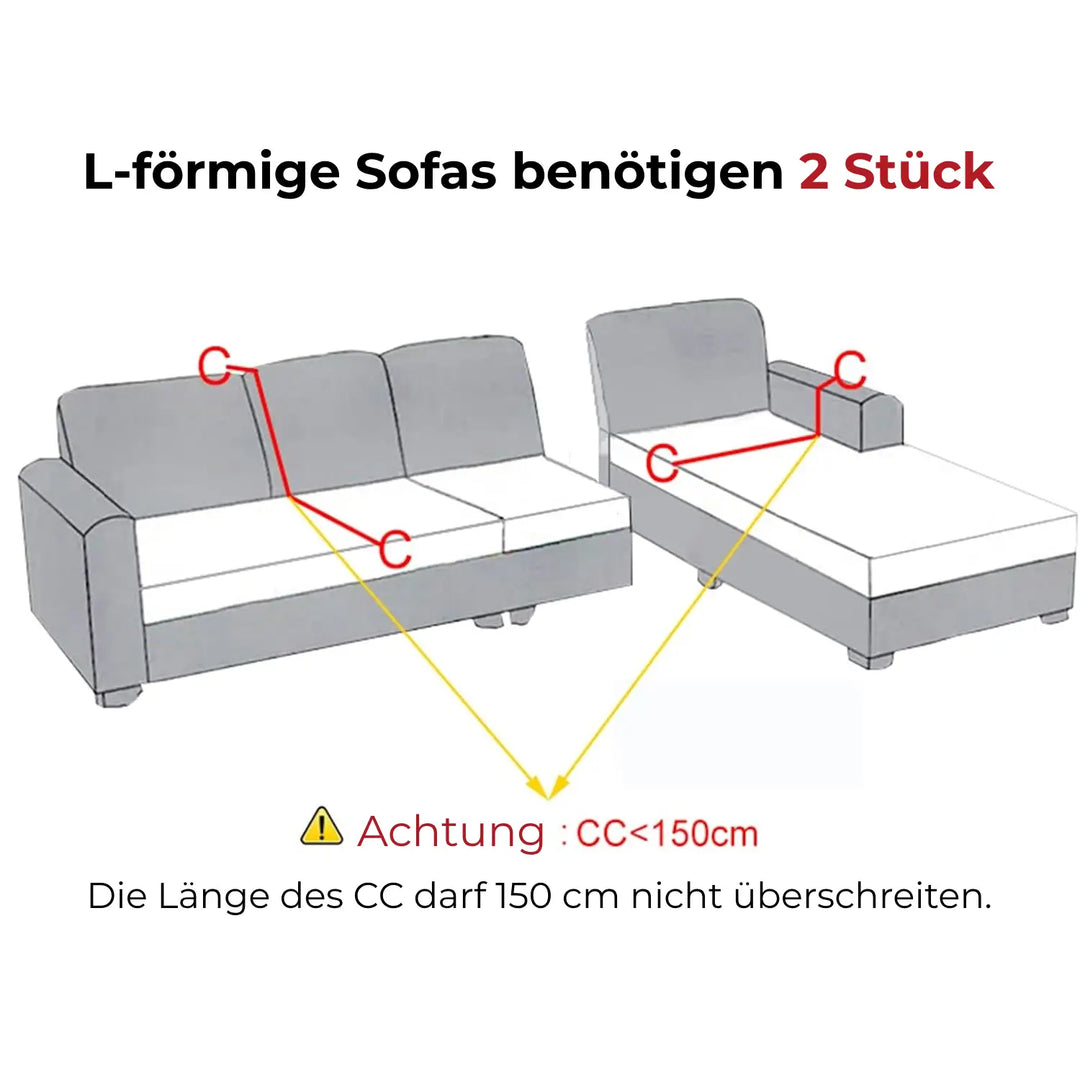 SofaSnug - Elastischer Sofabezug aus Samt, der Geld spart