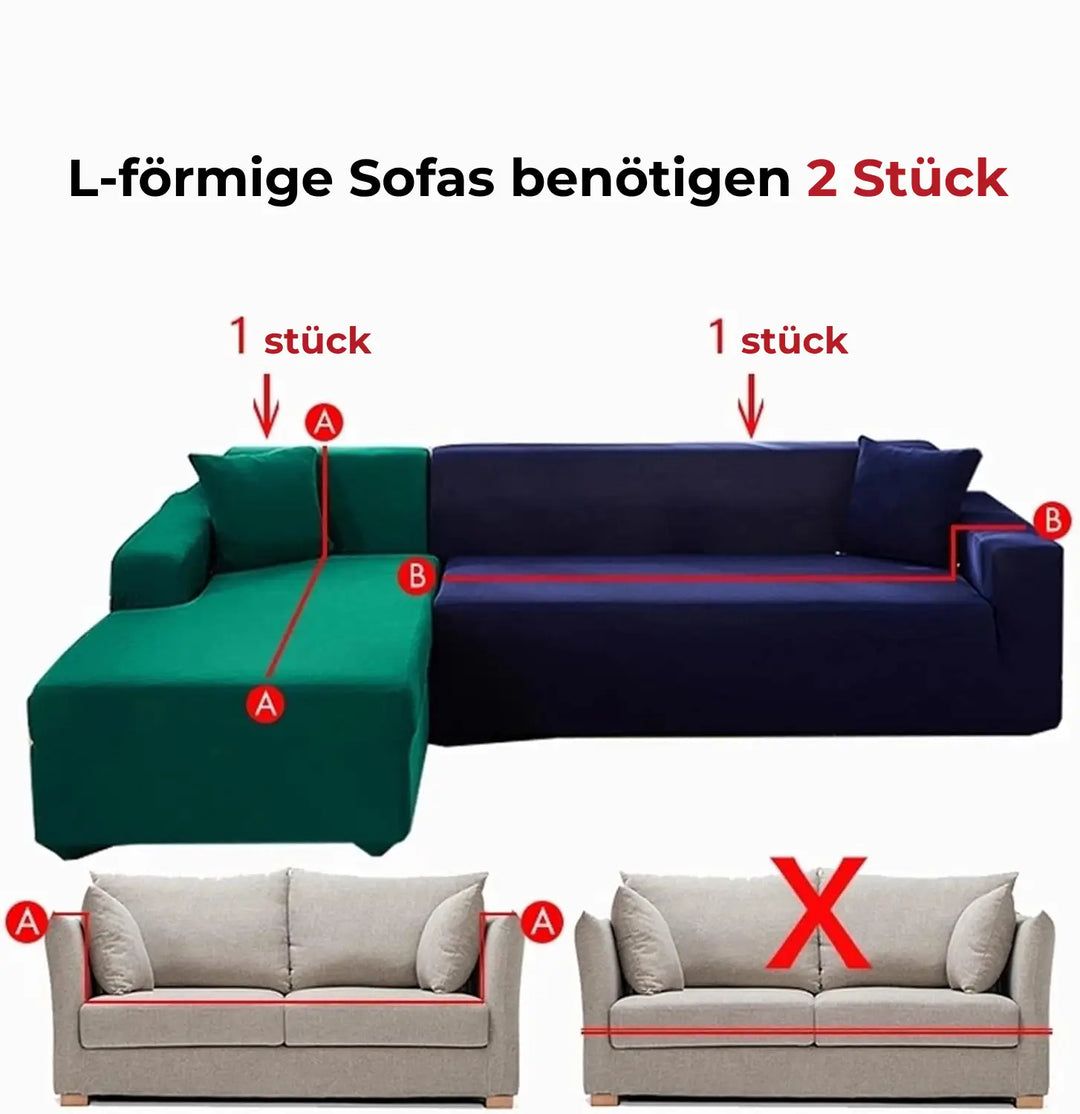 SofaSnug - Elastischer Sofabezug aus Samt, der Geld spart