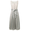 Damen-Dirndl-Set mit Knopfleiste und Schürze