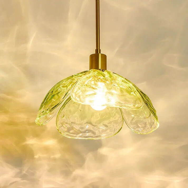 Blütenblatt-Hängelampe - Elegante Nachtlampe